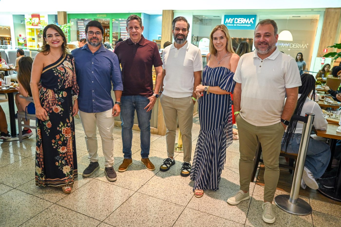 Marianna Muniz, José Luiz, Guilherme Lopes, Bruno Portela, Renata Andrade e Alexandre Boyd