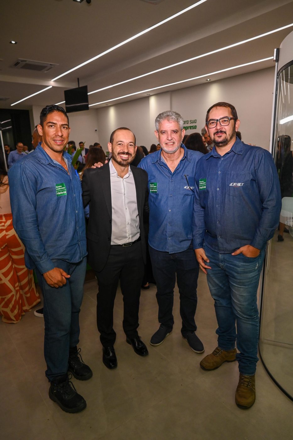 Laerte Andrade, Fabio Ribeiro, Roberto Crespo e Mykael Freire