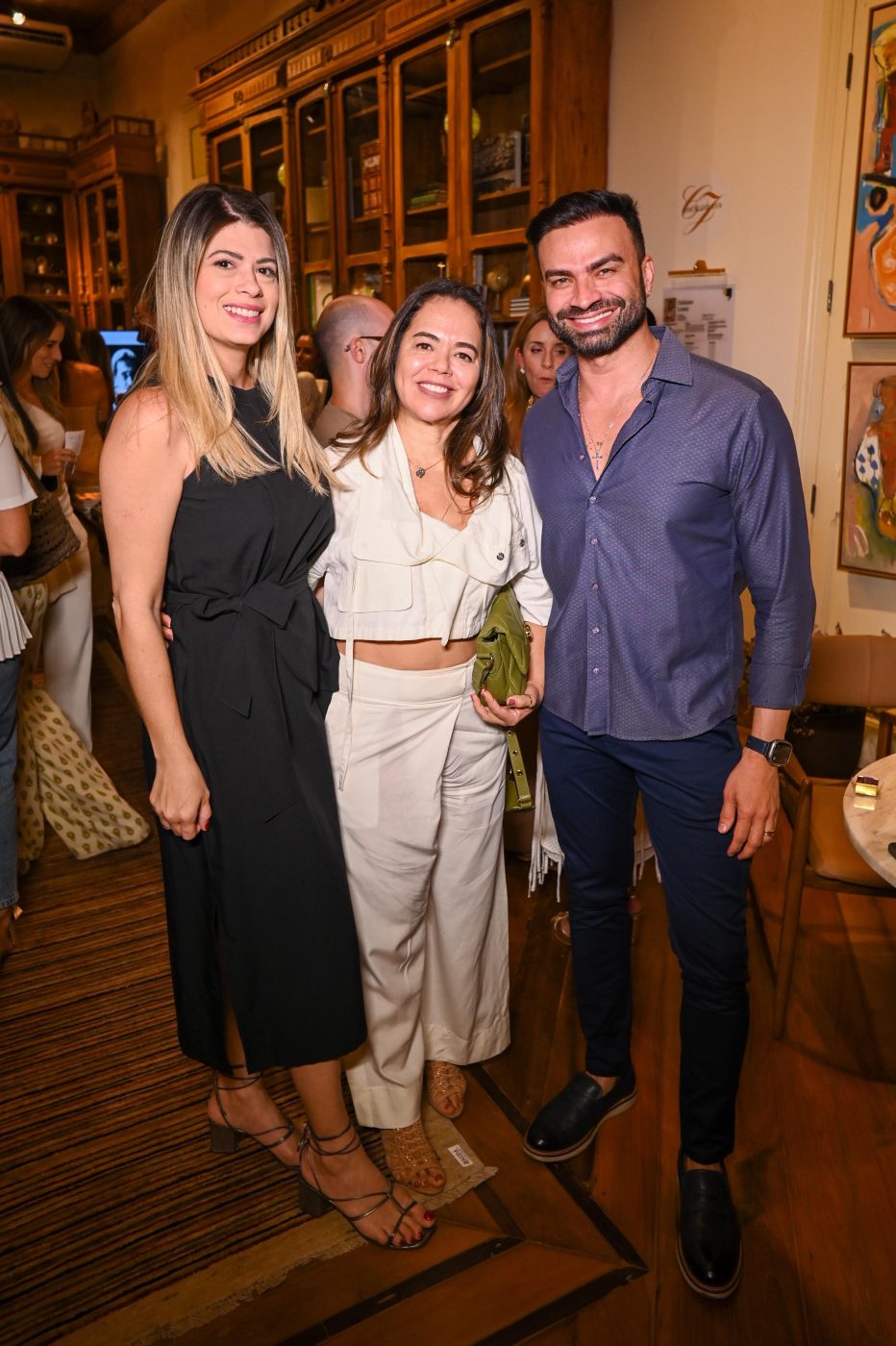 Ysabela Von Flach, Cely Barros e Flávio Moura