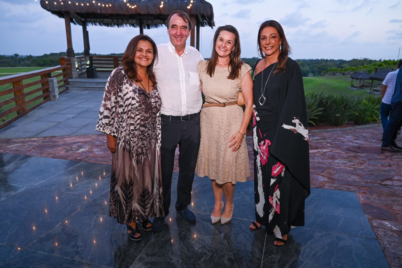 Raquel, Andreas Krattiger, Márcia Schwarzer e Luzia Santana