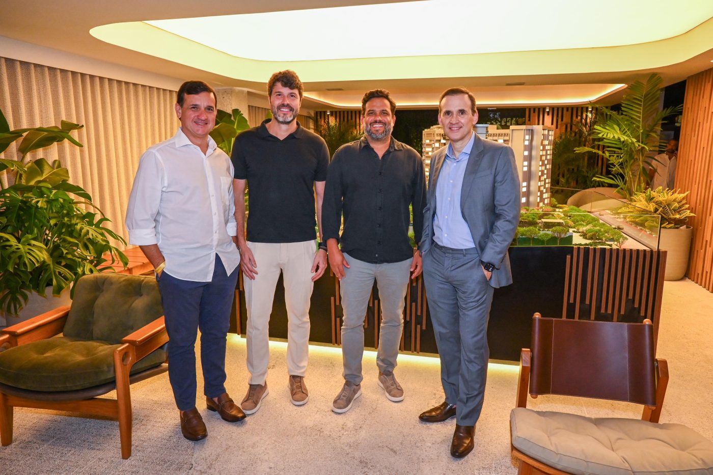 Eduardo Carteira, Tiago Martins, Caio Bandeira e Fernando Amorim