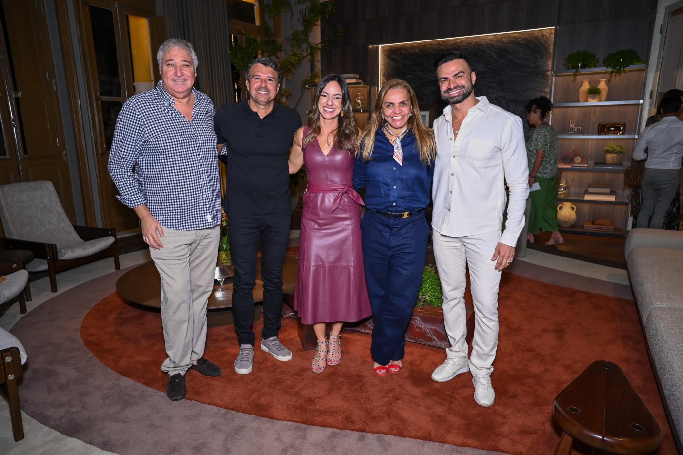 Marcelo Magalhães, Adilson, Claudia Galvão, Andréa Velame e Flávio Moura