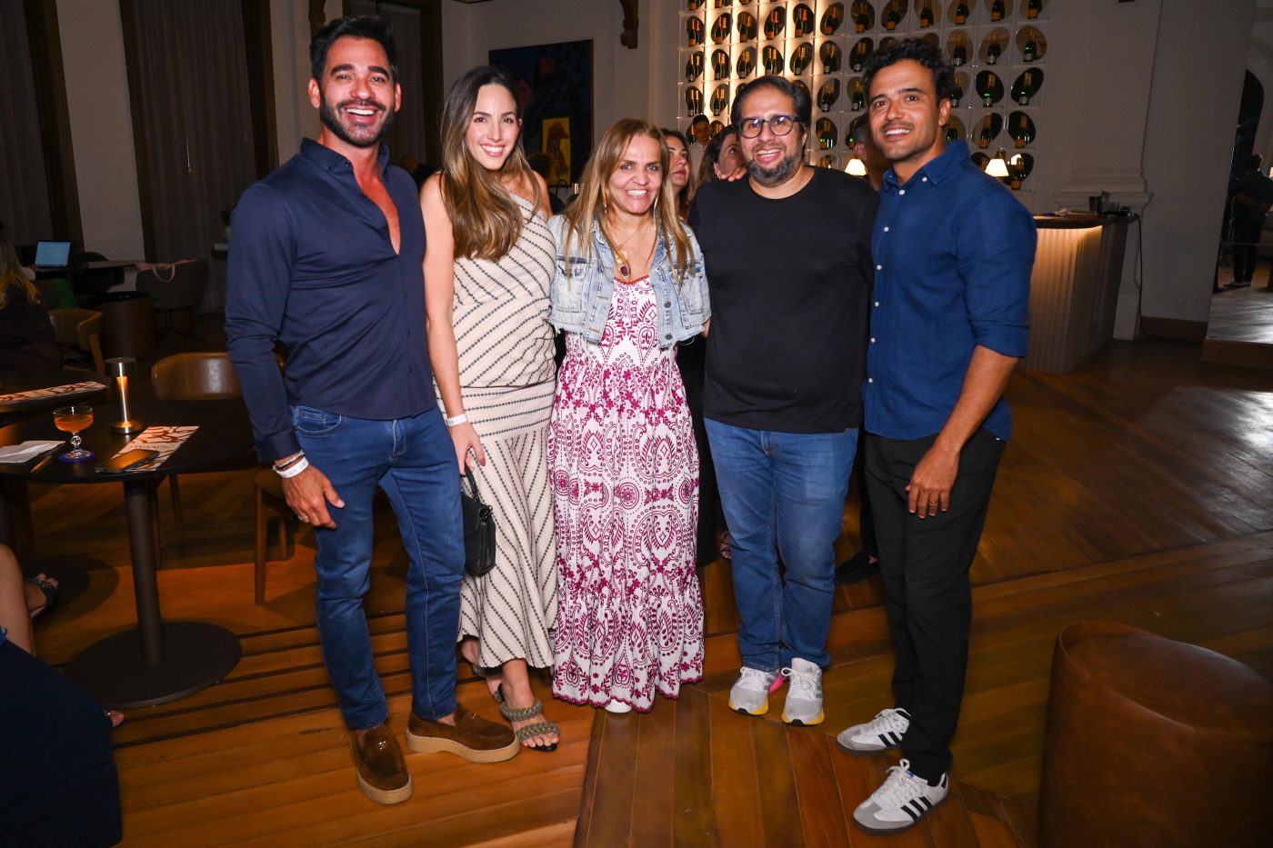 Marlon Gama, Anna Fernandes, Andrea Velame, Adriano Guedes e Guido Ramos