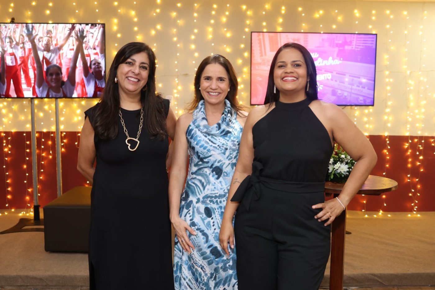 Andrea Carvalho, Carolina Farias e Verena Sousa