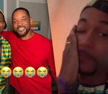 Sósia baiano realiza sonho e encontra Will Smith: “Preciso ir pra casa chorar