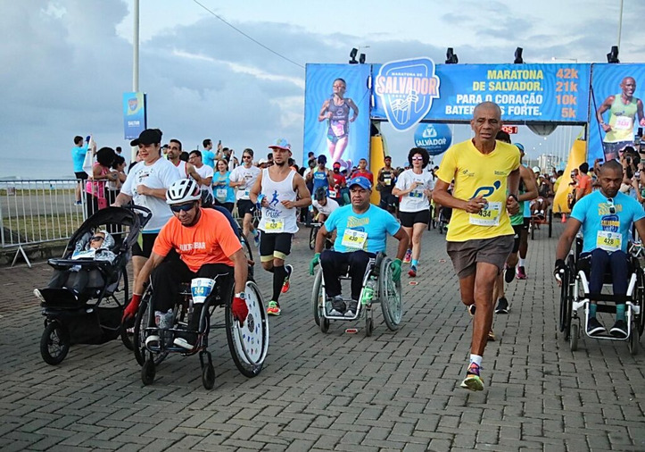 Maratona Salvador terá a participação de 72 atletas com deficiência