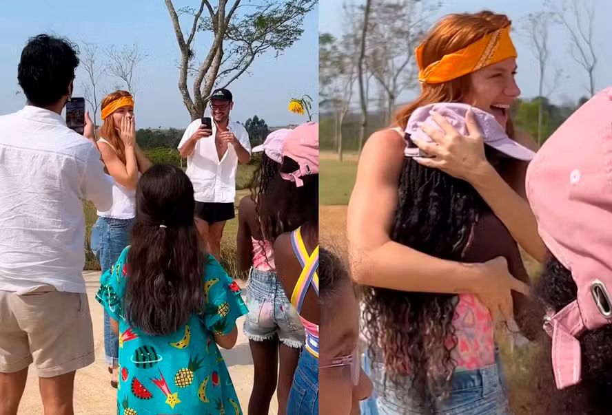 Giovanna Ewbank ganha festa de aniversário surpresa no rancho da família; veja vídeo