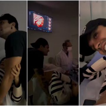 Luan Santana se empolga ao ver filho durante ultrassom de Jade Magalhães; vídeo