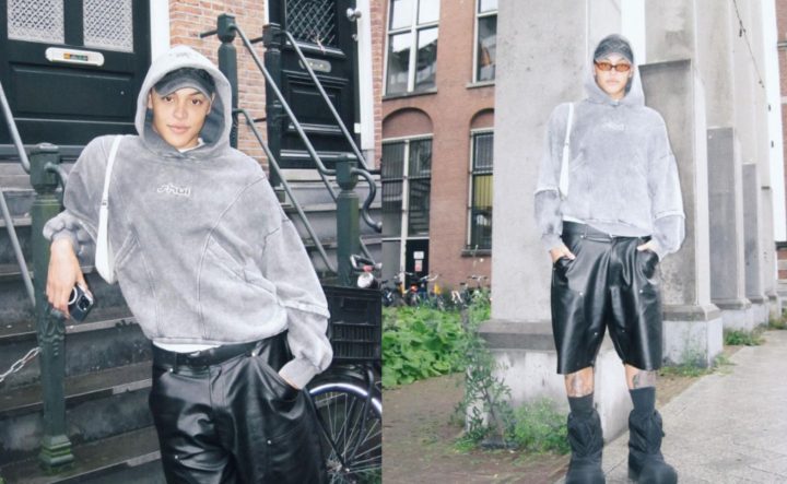 Em Amsterdã, Pabllo Vittar posa com bota avaliada em mais de R$ 10 mil