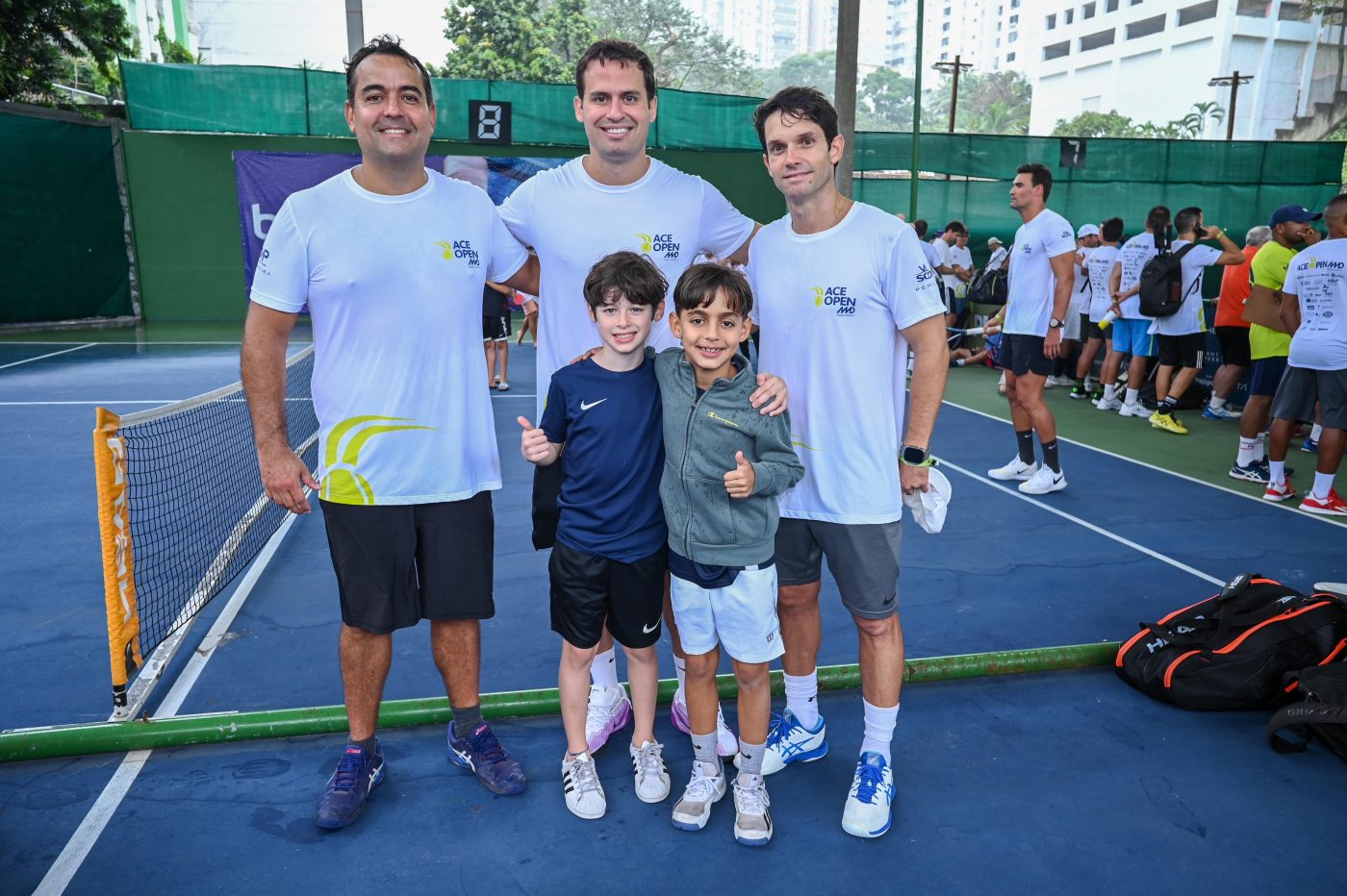 Gilberto Badaró, Thomaz Menezes, Gustavo Vasques, Pedro Menezes e Guilherme Badaró