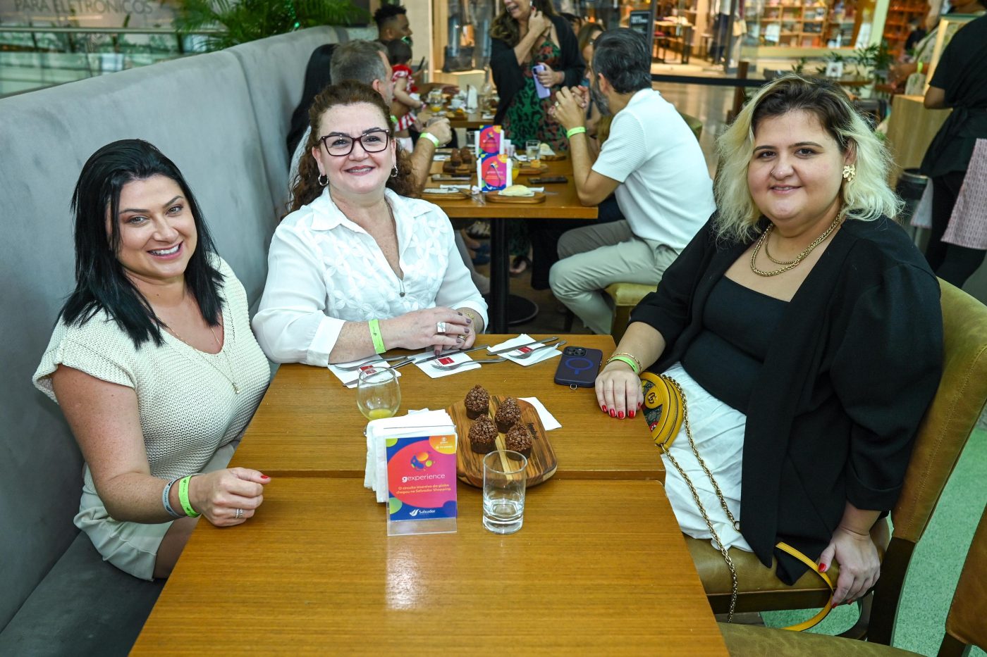 Priscila Borzi, Andréia Brandão e Renata Franchini