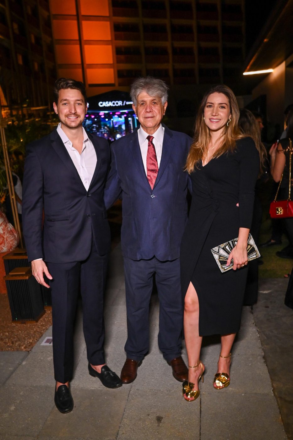 Filipe, Silvio e Priscila Agra