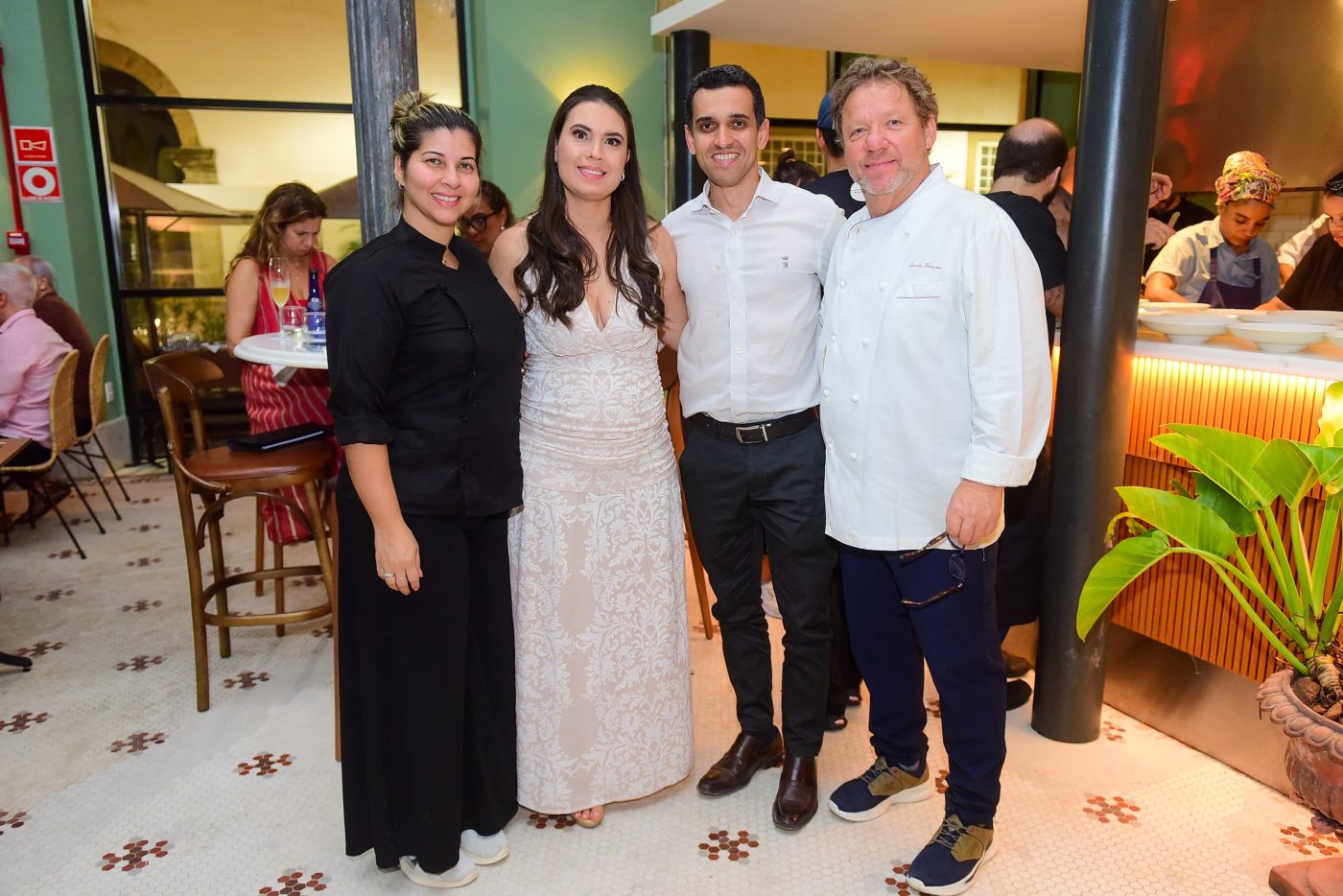 Lisiane Arouca, Cissa Galvão, Paulo Marques e Claude Troisgos