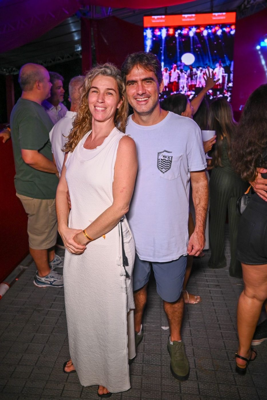 Roberta Gravina e Marcos Aurélio