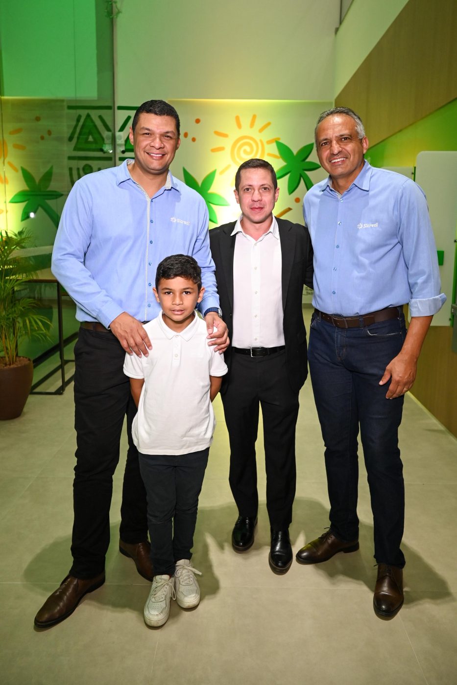 Alberto, Guilherme Ribeiro, Rafael Rocha e Antônio Carlos Peres