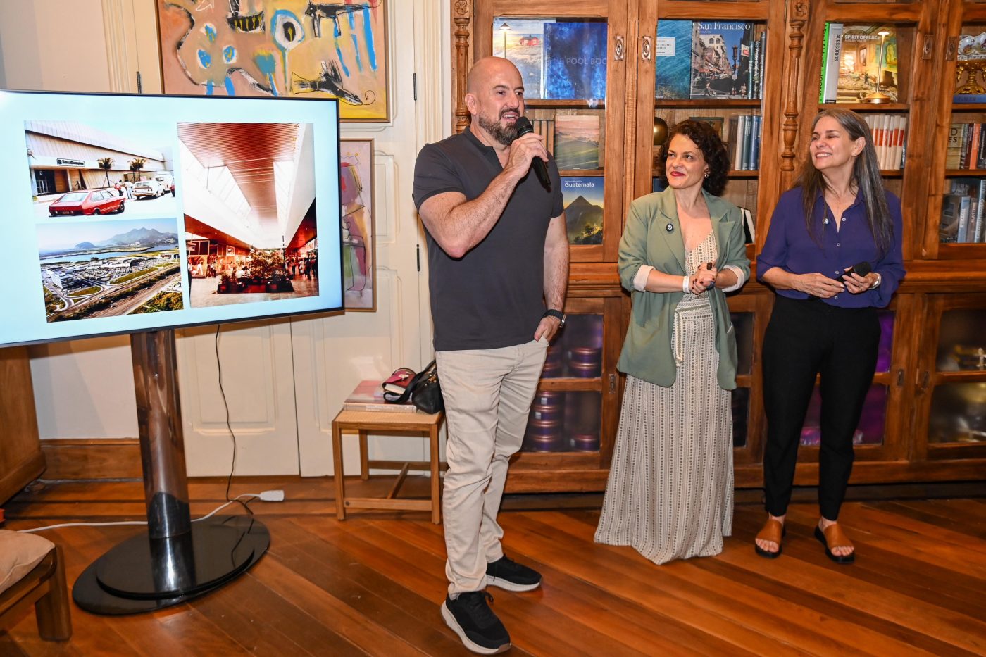 Mauricio Lins, Mila Rodrigues e Angela Figueiredo