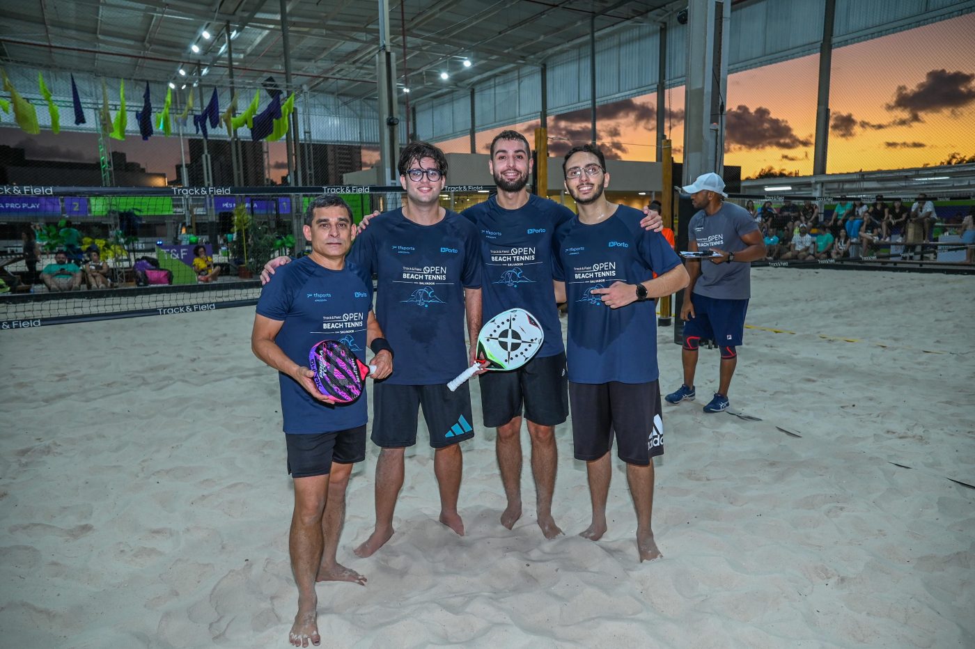 Cláudio Calasans, Daniel Moura, Carlos Eduardo Travassos e Daniel Santos