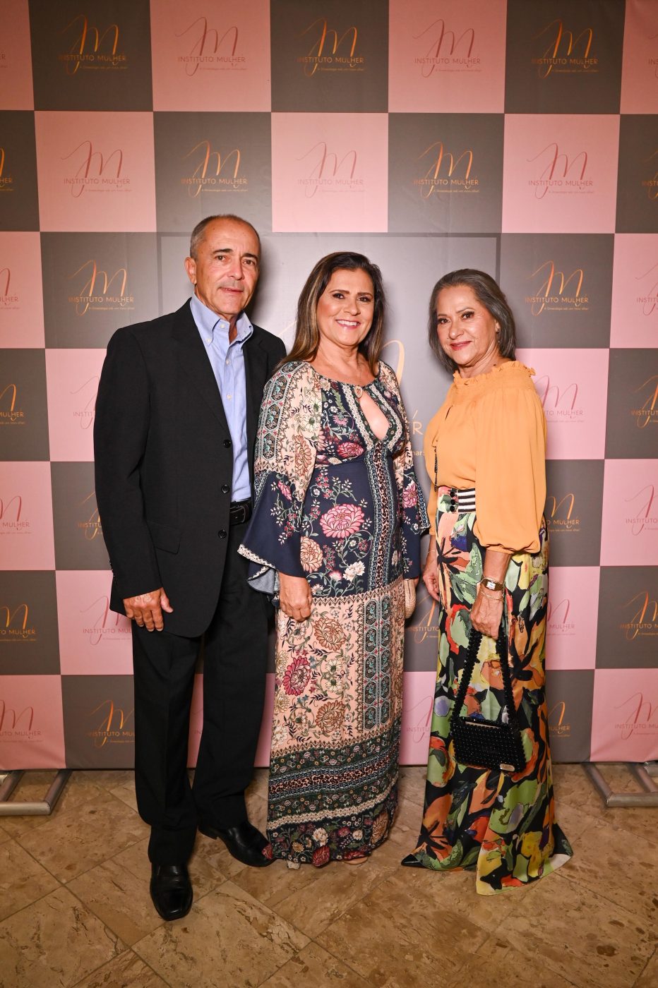 Antonio Bulhões, Claudia Bulhões e Elisabete Alves