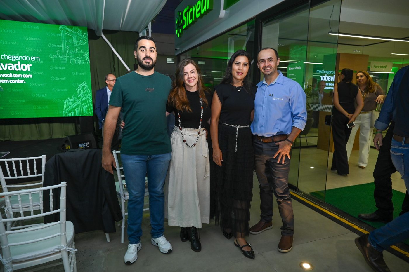 João Paulo, Aline Roos, Adenilva Vieira e Romildo Camargo Martins