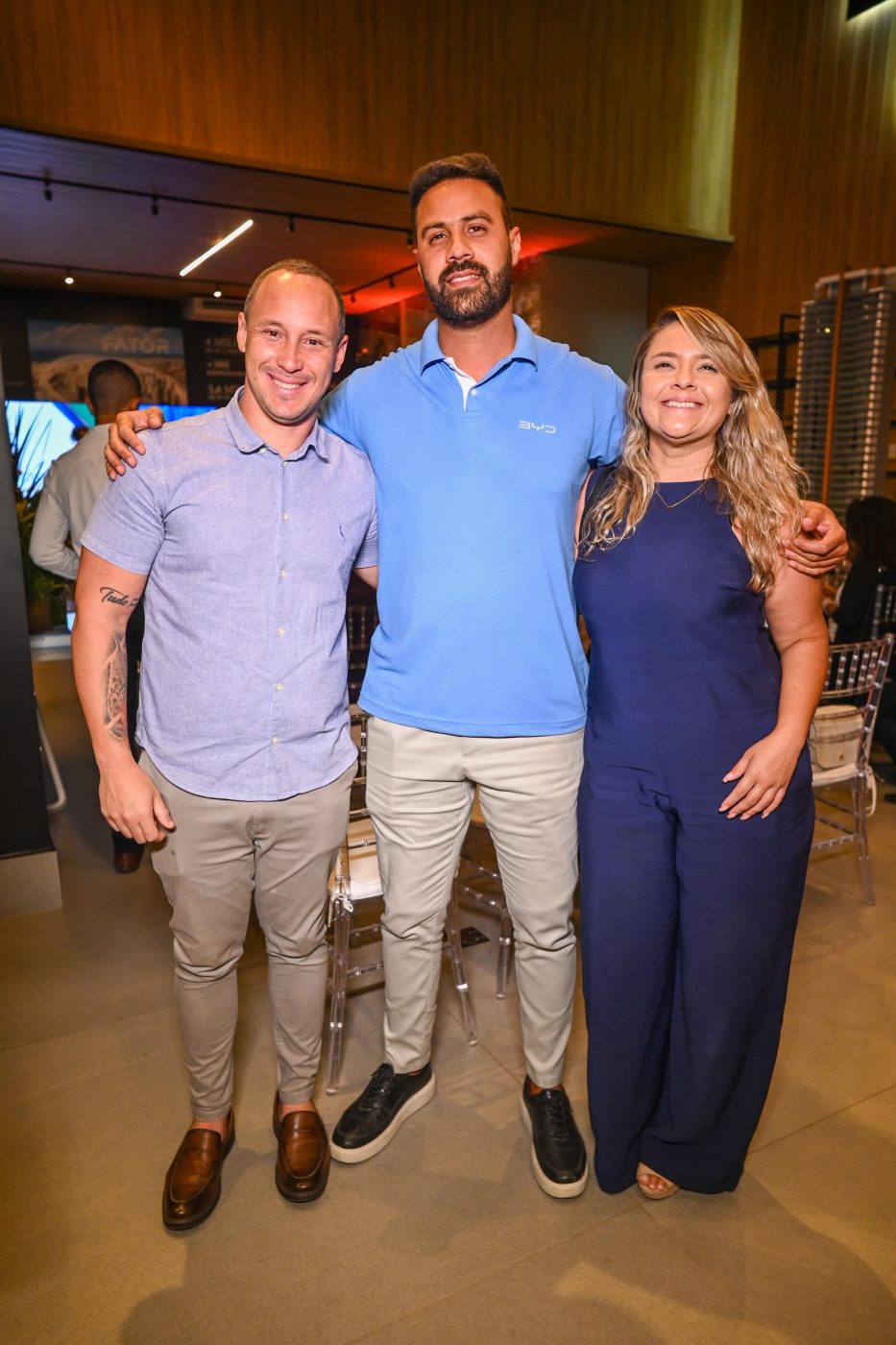 Fábio Peres, Alexsandro Costa e Clarissa Nogueira