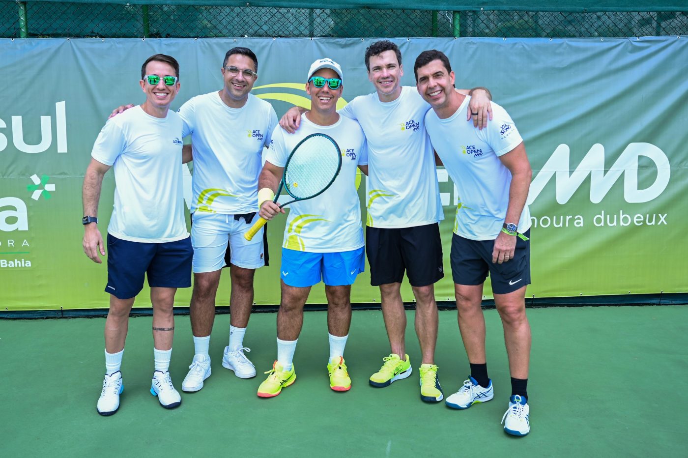 Mateus Pitangueira, Fernando Nardini, Odilon Franco, Bruno Soares e Gustavo Baiardi