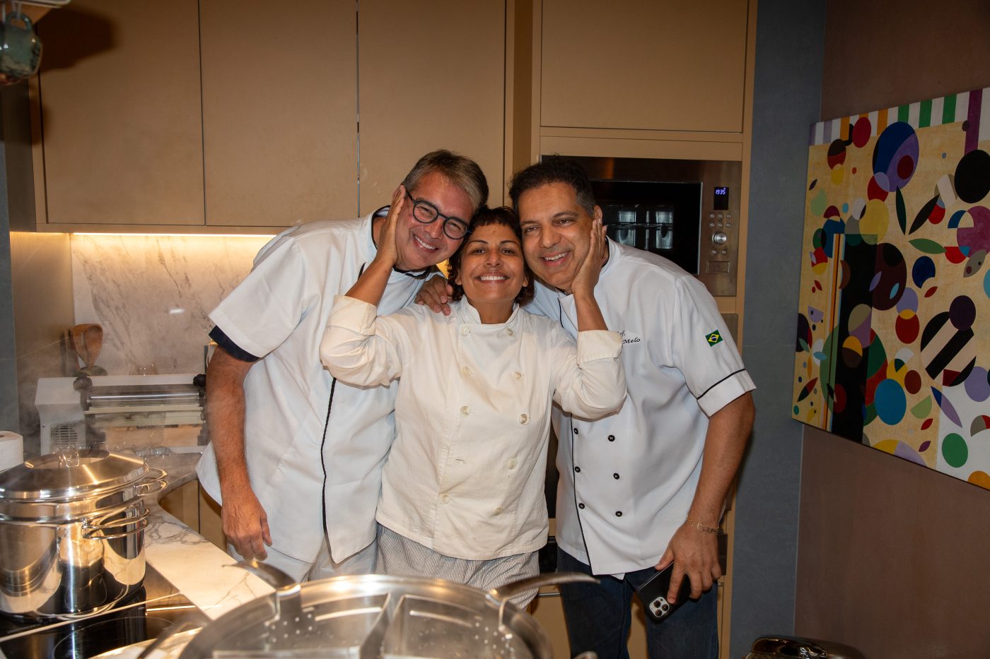 Renato Rezende, Angeluci Figueiredo e Rafael Melo