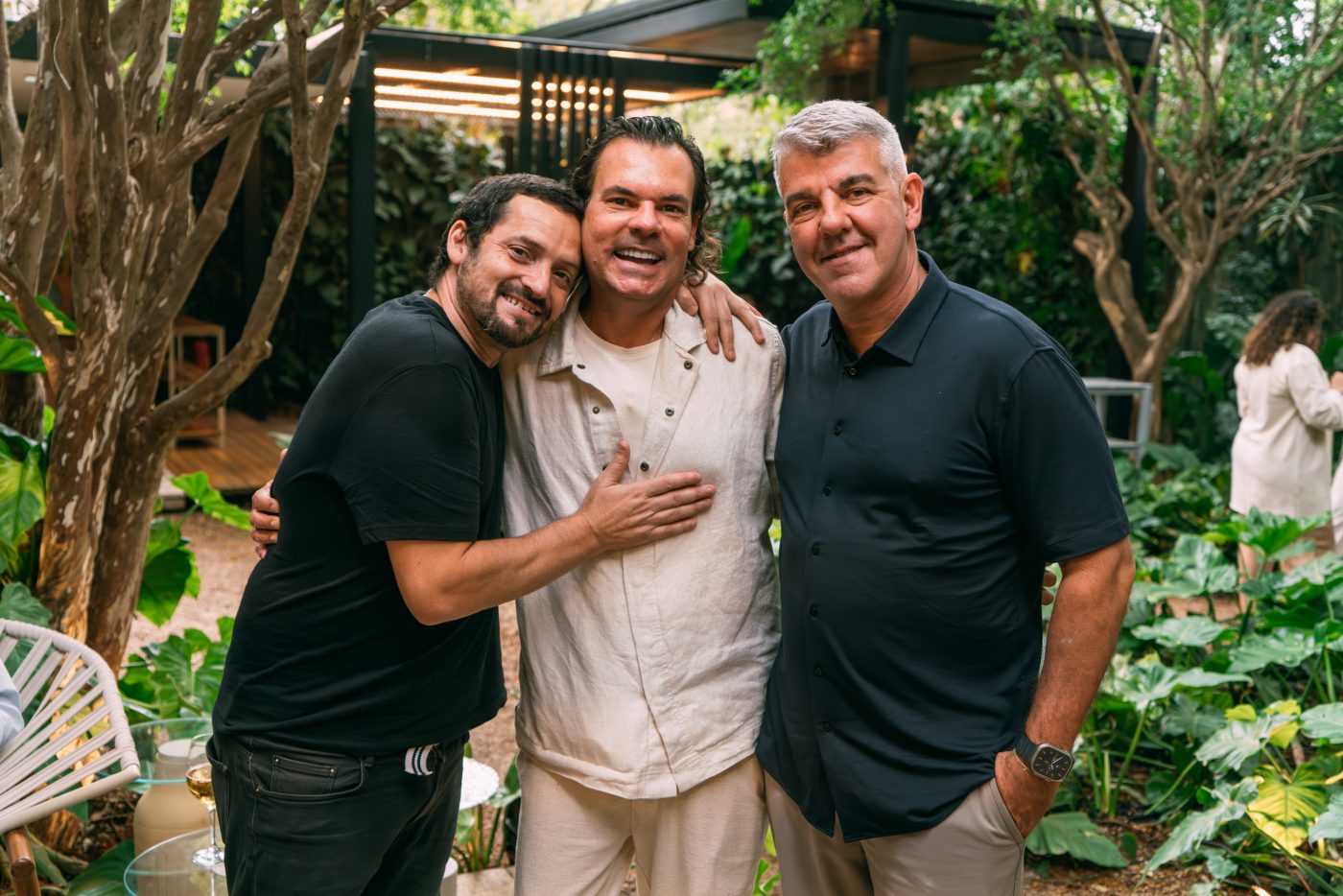 Tiago Cappi, Carlos Leandro Reis e Flavio Menezes