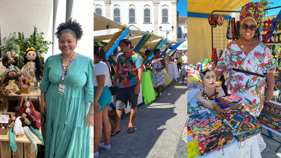 Feira da Sé levará produtos autorais, gastronomia, contação de história infantil e oficinas para o Afro Fashion Day 2024