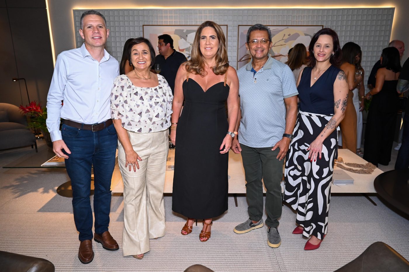 Jurandir Panassol, Dora Oliveira, Aline Cangussú, Wilson Oliveira e Maira Feitoza