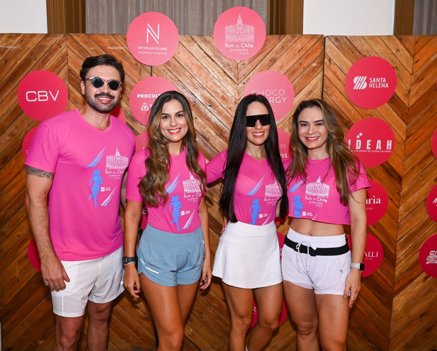 Danilo Oliveira, Bianca Mota, Daiane Paula e Luana Guimarães