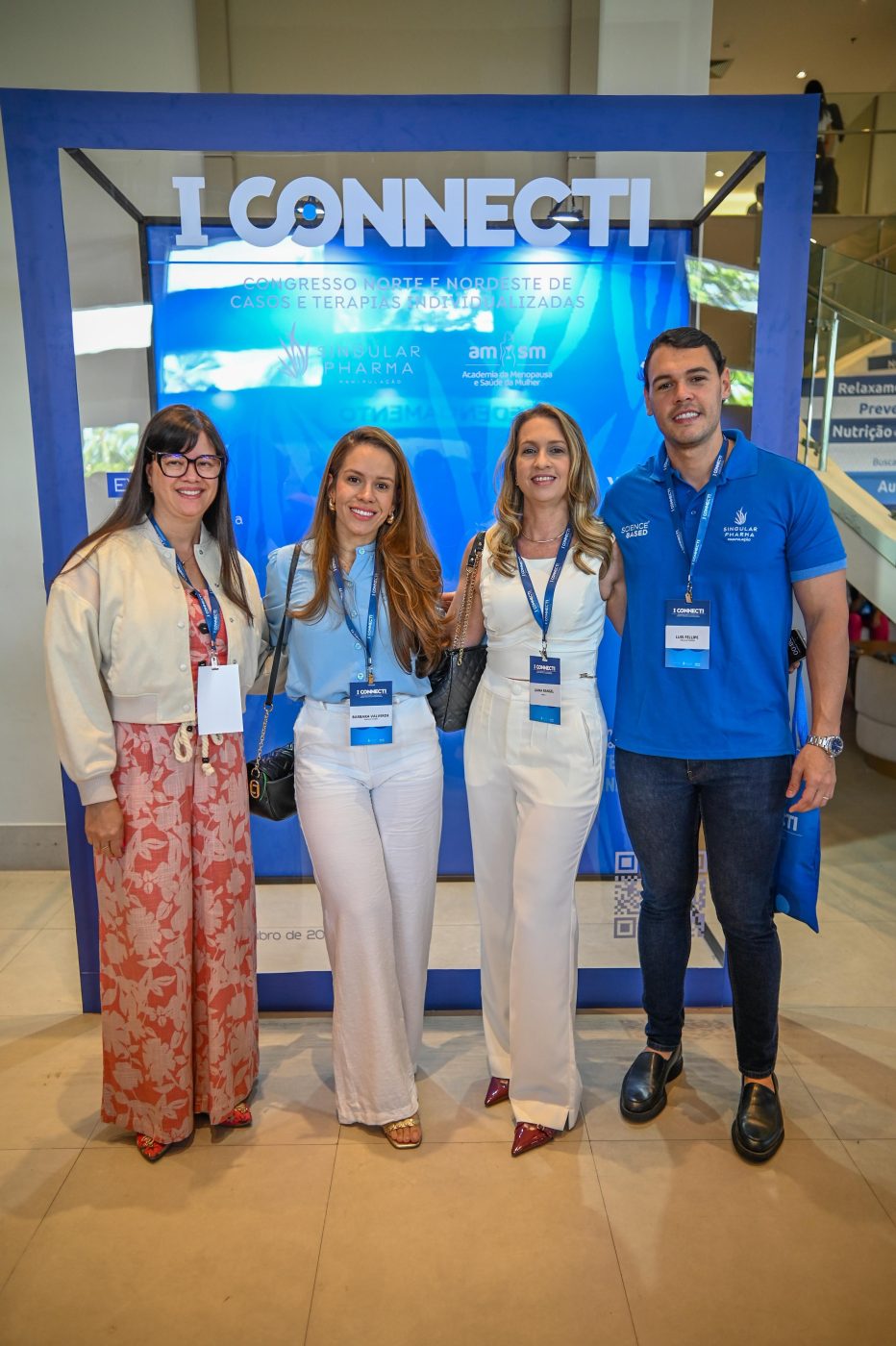 Simone Portugal, Bárbara Valverde, Liana Rangel e Luís Fellipe Pina