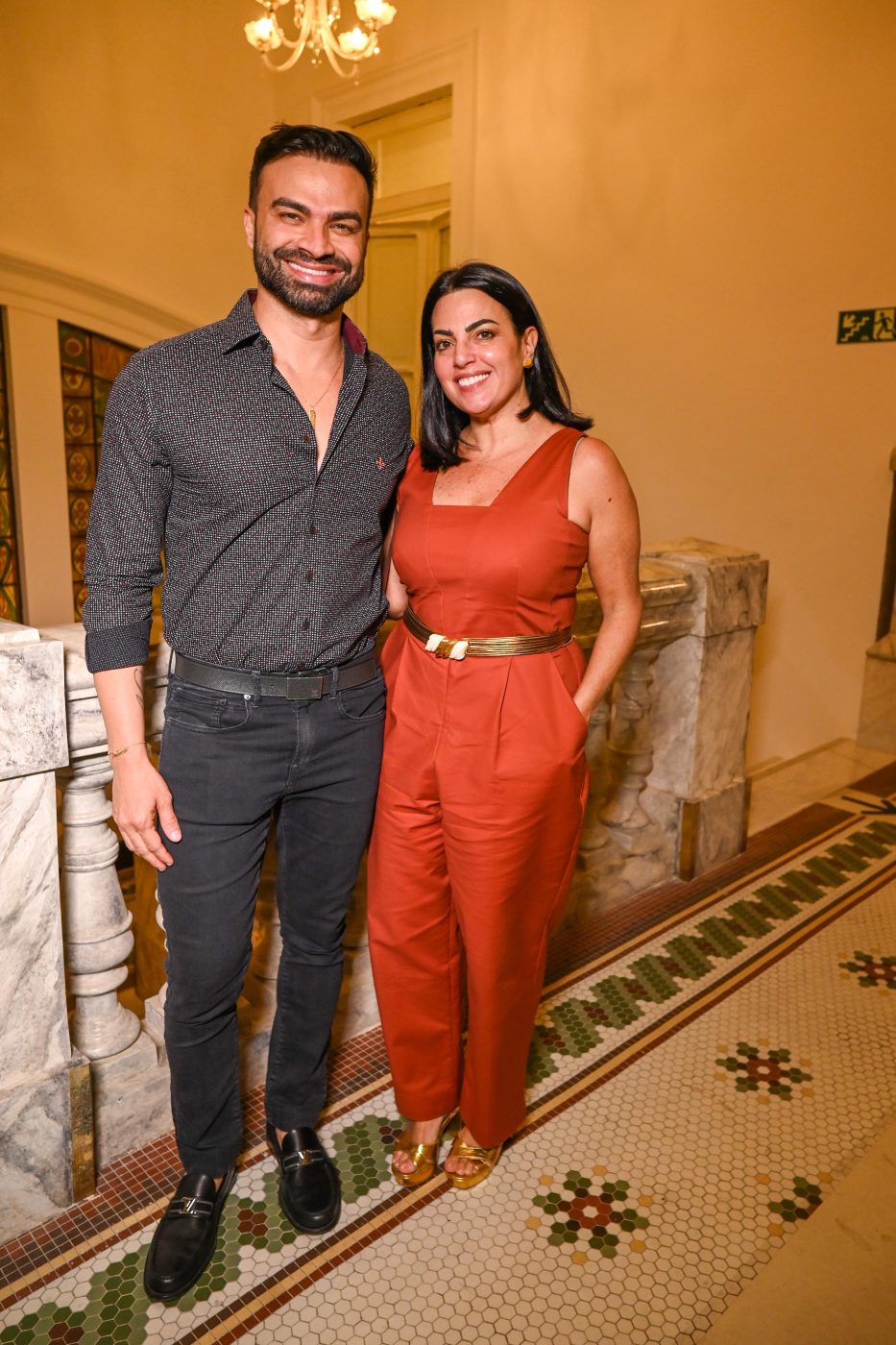 Flávio Moura e Daniela Lopes