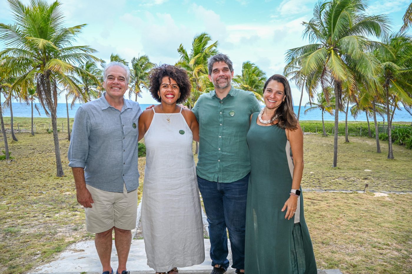 Franklin Mira, Mircia Verena, Cesar Bahia e Aline Lazar