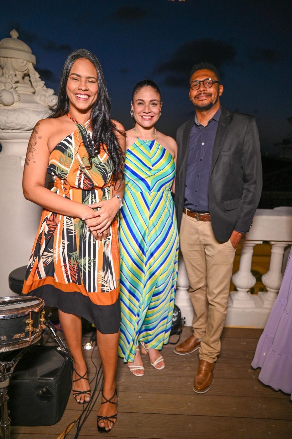 Bruna Andrade, Isabela Sacramento e Marcus Casaes