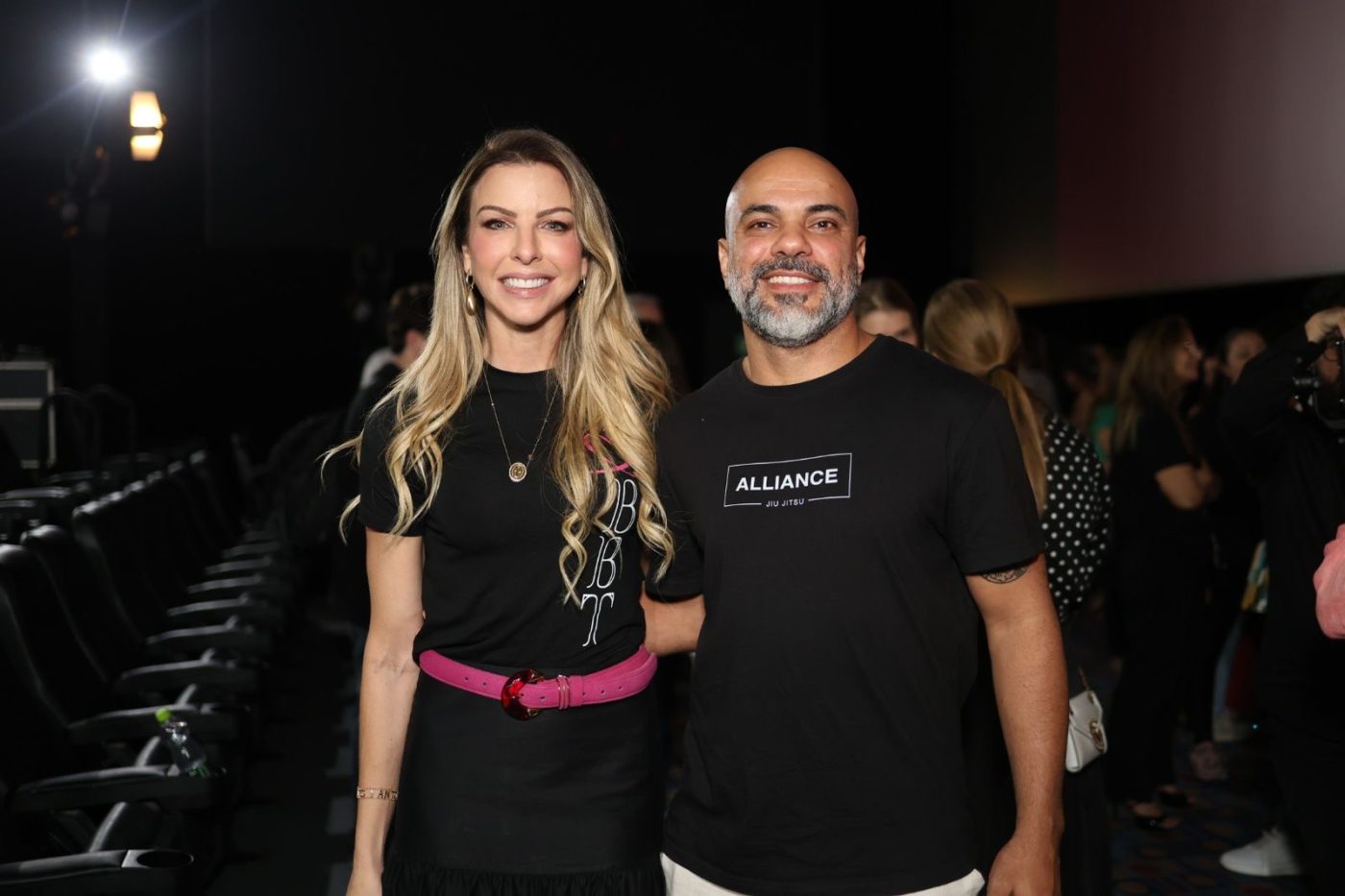 Fabiana Gordilho e Léo Medeiros