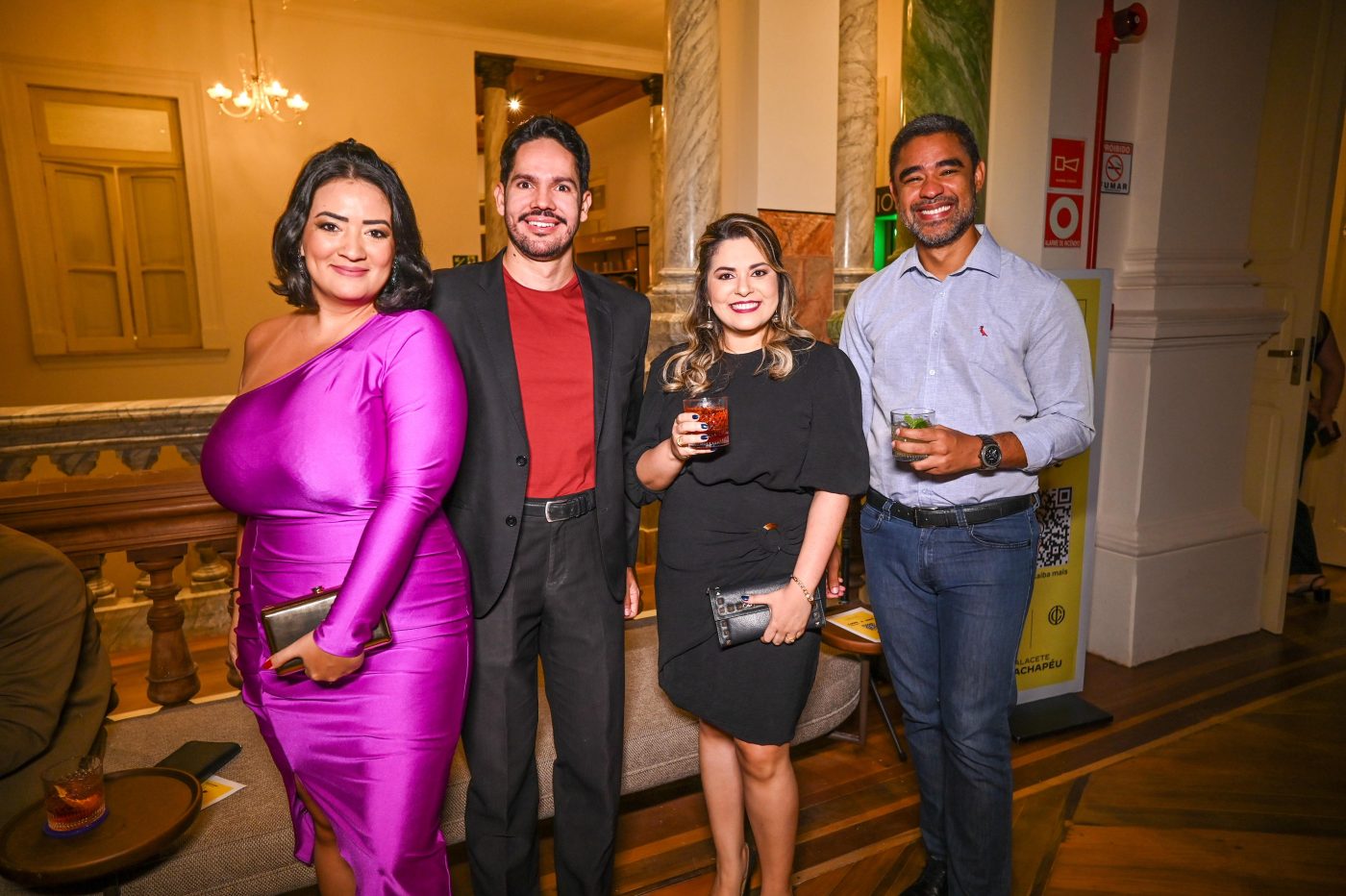 Marianna Albuquerque, Maurício Almofrey, Mariana Martins e Leandro Ribeiro