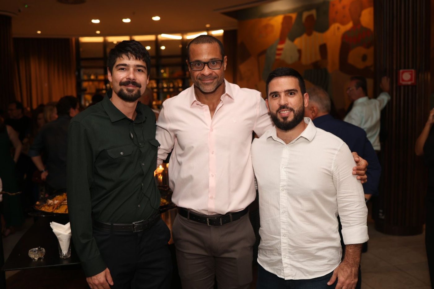 Ibai Idoeta, David Azevedo e  Tiago Medina