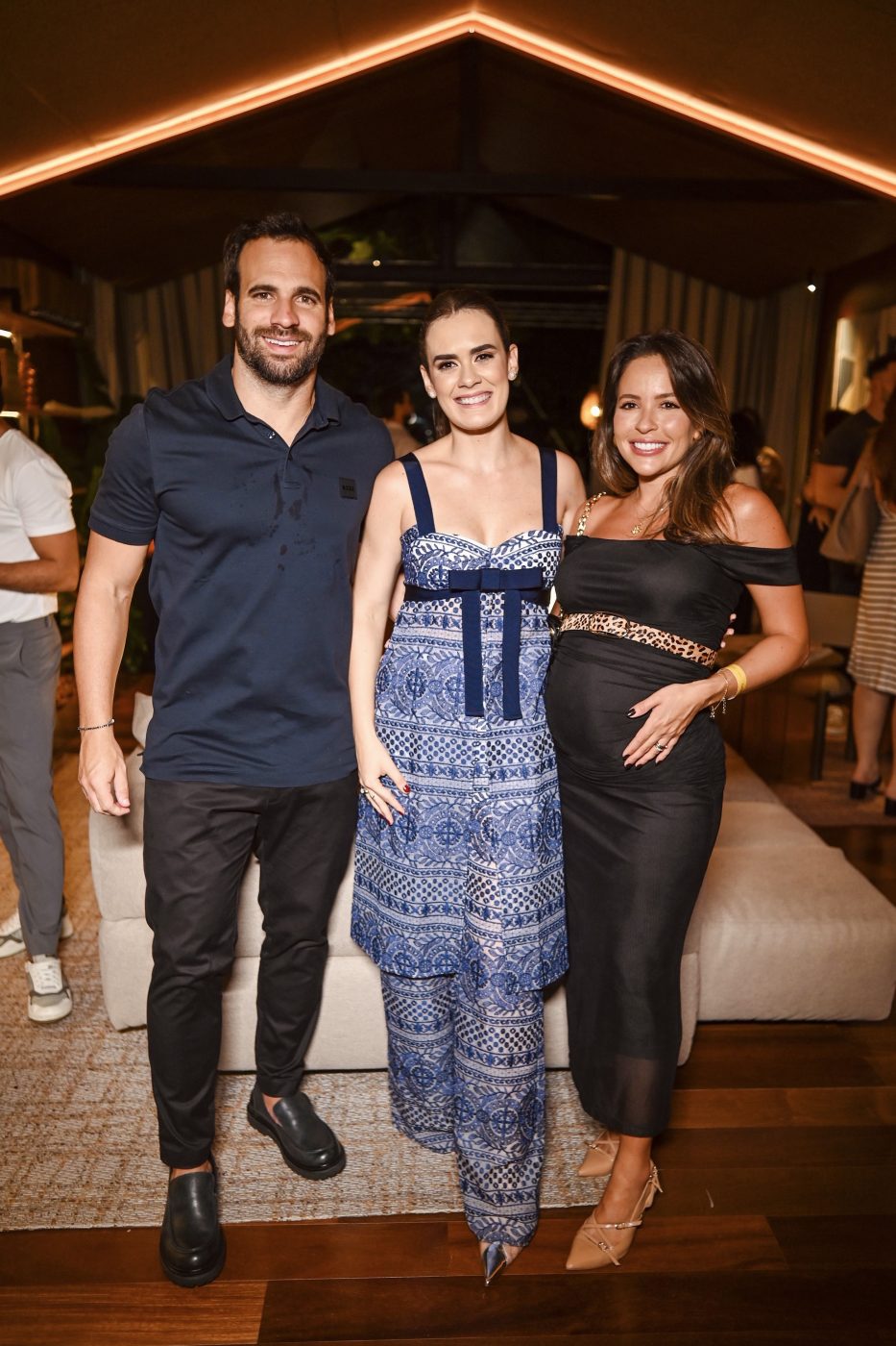 Leopoldo, Mariana Leão e Maria Kruschewsky