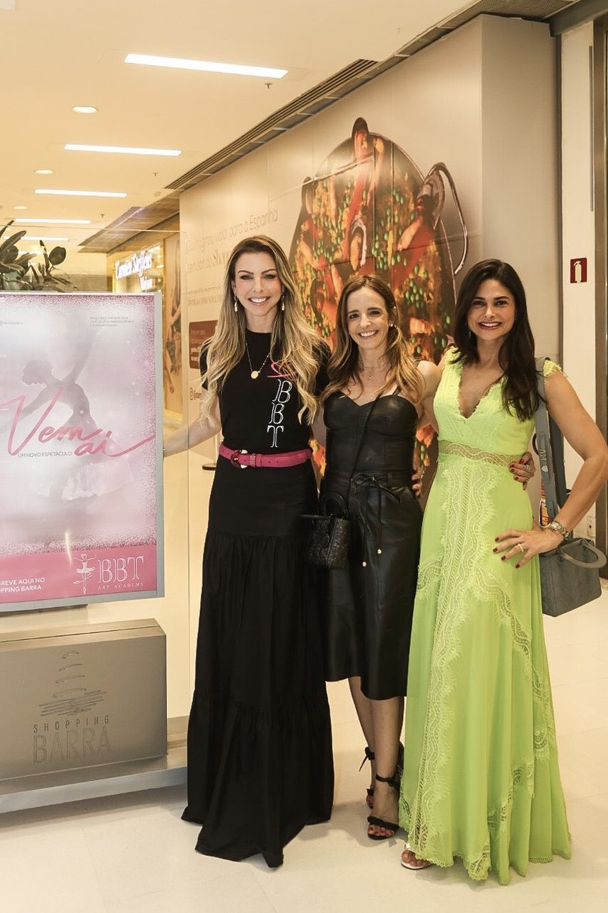 Fabiana Gordilho, Sandy Najar e Andrea Maron