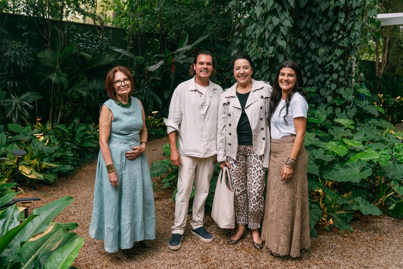 Nilza Reis, Carlos Leandro Reis, Luciana Liviero e Flavia K