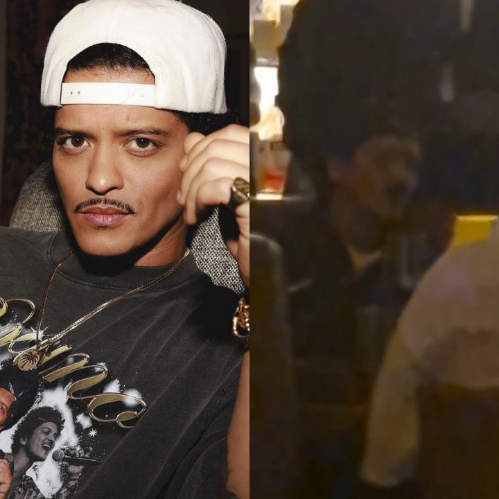 Bruno Mars é visto curtindo show em bar de hotel em São Paulo; veja vídeo