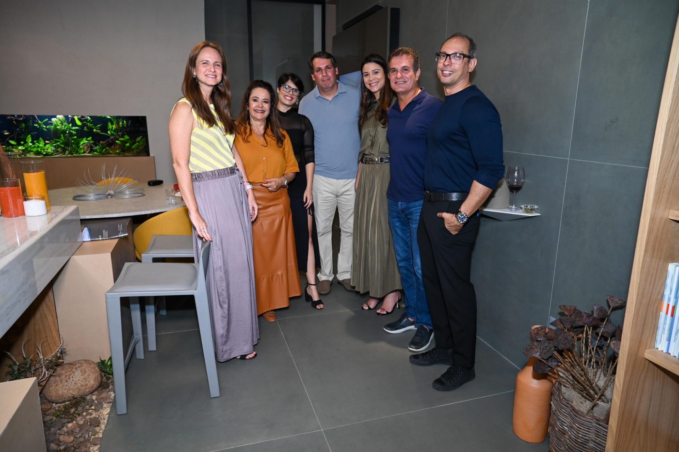 Marina Fernandes, Magali Santana, Nathalie Souza, Zeca Fernandes, Milena, Eduardo Salles e Nicholas Bruny