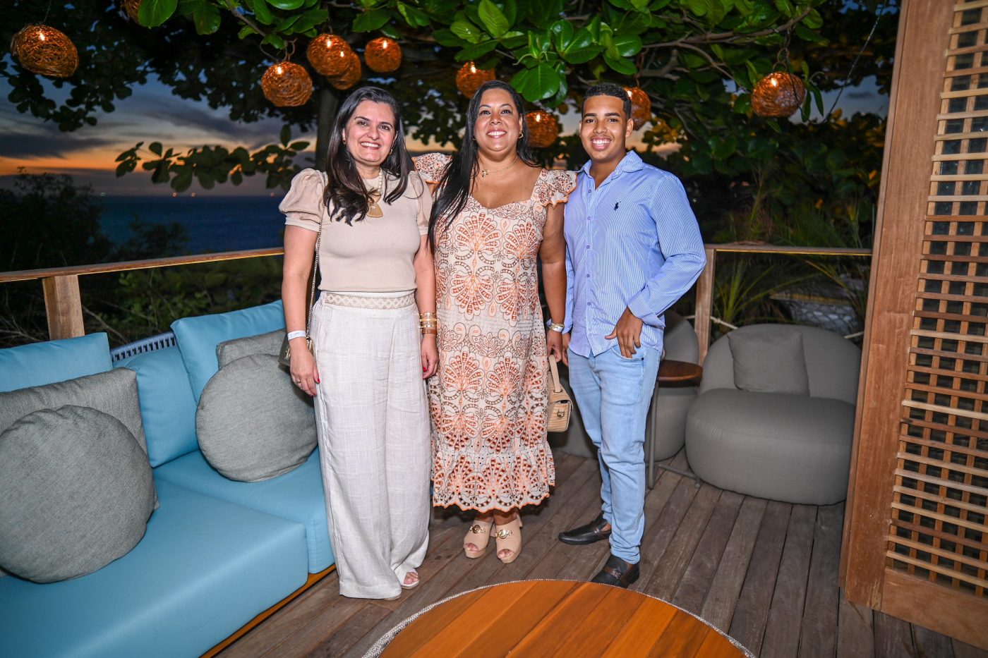 Daniela Rios, Fabiana e Heitor Sampaio