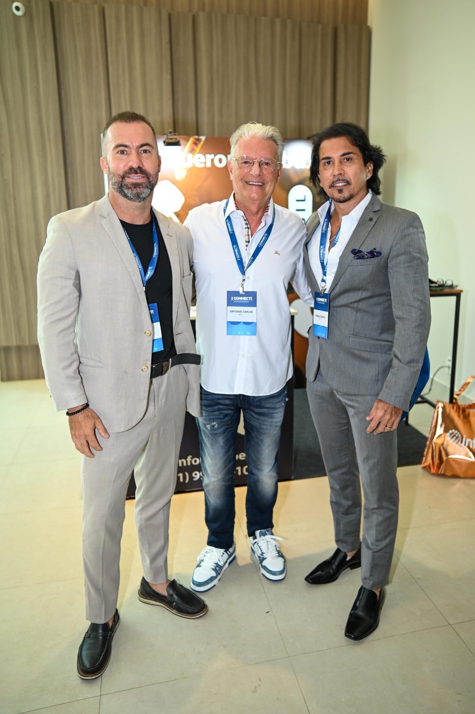 Jones Machado, Antonio Carlos Minuzzi e Marcus Santil