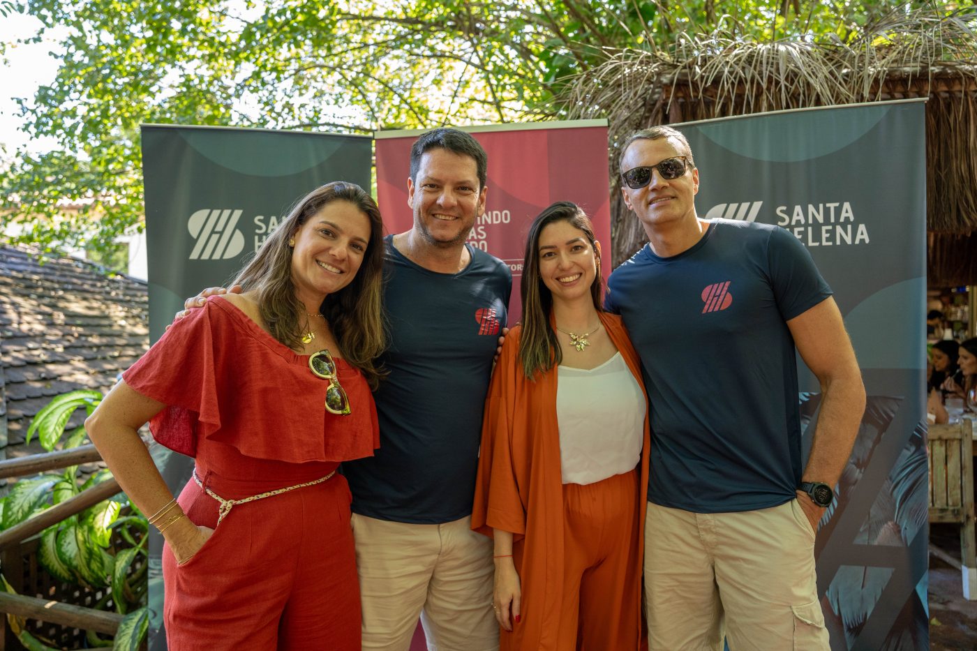 Aline Lazar de Sá, Marcelo Athayde, Maria Brasil e Igor Pontes