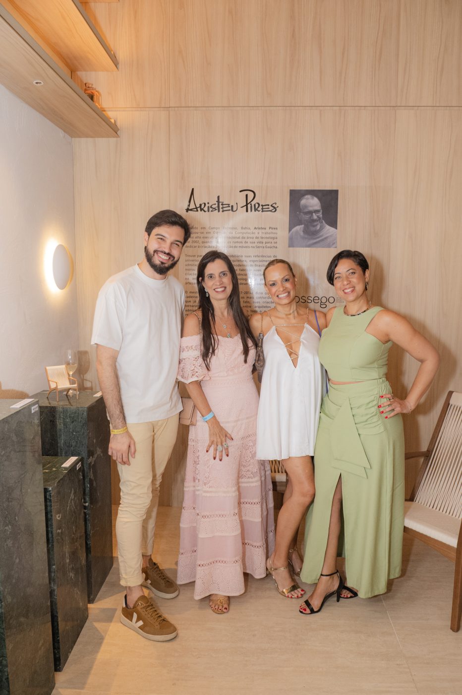 Pedro Cordova, Fernanda Bahia, Marcela Mosselman e Chirlei Ribeiro