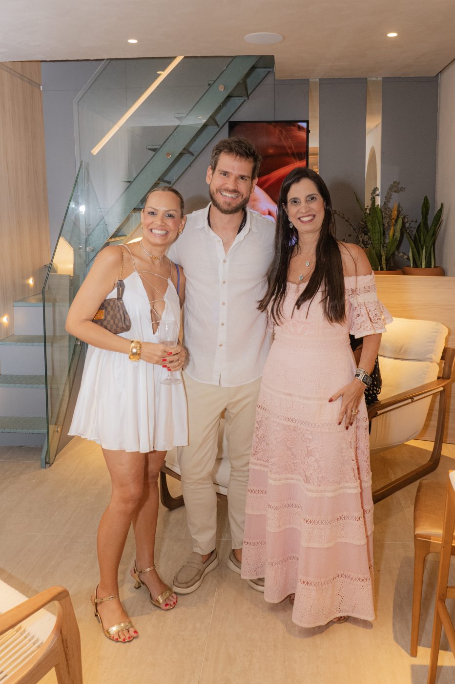 Marcela Mosselman, Guilherme Miranda e Fernanda Bahia