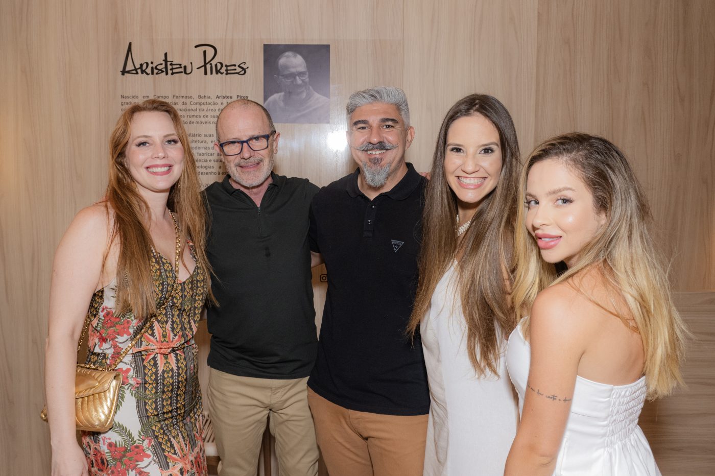 Carina KaKusci, Aristeu Pires, Frank Caramelo, Maine Ribeiro e Camilla Gois