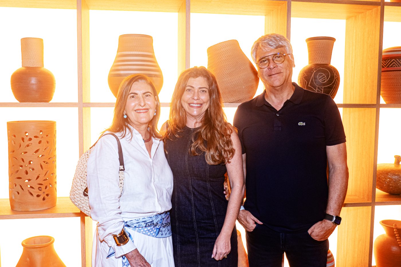 Rita Ferraz, Fernanda Milcent e Oscar Mendonça