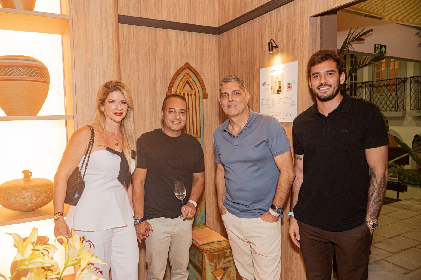 Karina Pires, Aurélio Pites, Fernando Milcent e Leonardo Ferreira